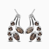 Natural Iolite Silver Studs Earrings