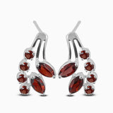 Natural Iolite Silver Studs Earrings