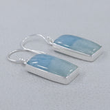 Aquamarine Earring in Sterling Silver