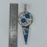 Natural K2 Jasper 925 Silver Pendant