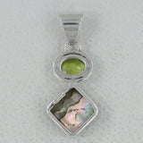 925 Silver Abalone Shell Pendant