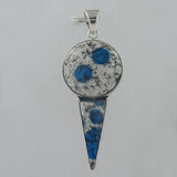 Natural K2 Jasper 925 Silver Pendant