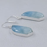 Aquamarine Earring in Sterling Silver