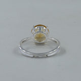 Citrine Silver Ring