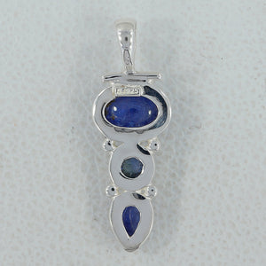 925 Sterling Silver Tanzanite Pendants