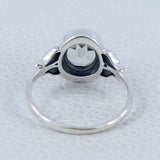 Natural Citrine Silver Rings