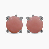 Crystal Silver Studs Earrings
