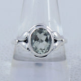Natural Citrine Silver Rings