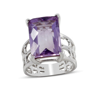 925 Sterling Silver Amethyst Rings