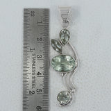 Green Amethyst 925 Silver Pendant