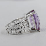 925 Starling Silver Amethyst Ring