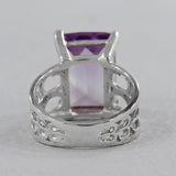 Amethyst Silver Ring