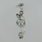 Green Amethyst 925 Silver Pendant