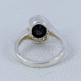 Natural Amethyst Silver Ring