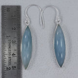 Aquamarine Earring in Sterling Silver