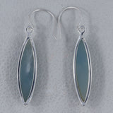 Aquamarine Earring in Sterling Silver