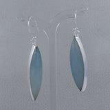 Aquamarine Earring in Sterling Silver