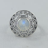 Siberian Charoite Silver Ring