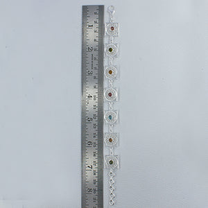 925 Silver Multicolor Tourmaline Tarkashi Bracelets