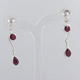 Larimar Silver Earrings