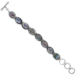 Abalone Shell Solid Sterling Silver Bracelets Jewelry