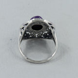 Siberian Charoite Silver Ring