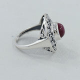 Siberian Charoite Silver Ring