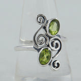 Peridot Silver Ring