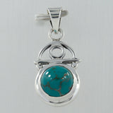 Rainbow Moonstone Silver Pendant