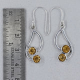 925 Silver Blue Topaz Earring