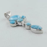 Larimar 925 Silver Pendant