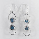 Mystic Quartz Silver Earring