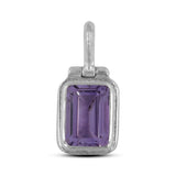 925 Sterling Silver Crystal Pendant