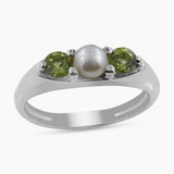 925 Sterling Silver Emerald Rings