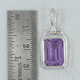 925 Sterling Silver Crystal Pendant