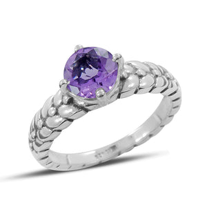 925 Sterling Silver Blue Topaz Rings