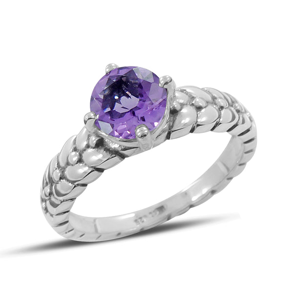 925 Sterling Silver Blue Topaz Rings