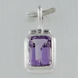 925 Sterling Silver Crystal Pendant