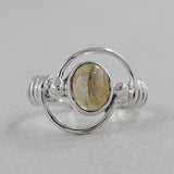 Tourmaline  Silver Ring