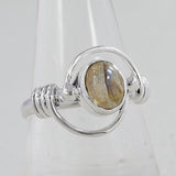 Tourmaline  Silver Ring