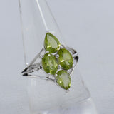 925 Starling Silver Peridot Rings