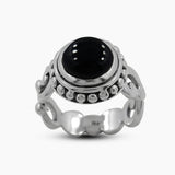 925 Sterling Silver Dendritic Opal Rings