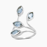 Natural Ruby Silver Rings