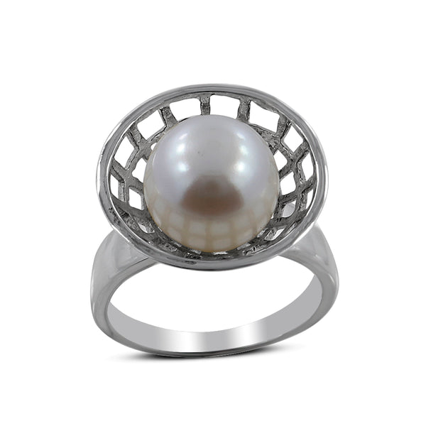 Fresh Water Pearl Silver Rings
