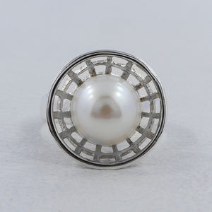 Fresh Water Pearl Silver Rings