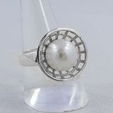 Fresh Water Pearl Silver Rings