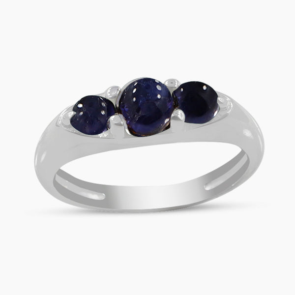 925 Sterling Silver Emerald Rings