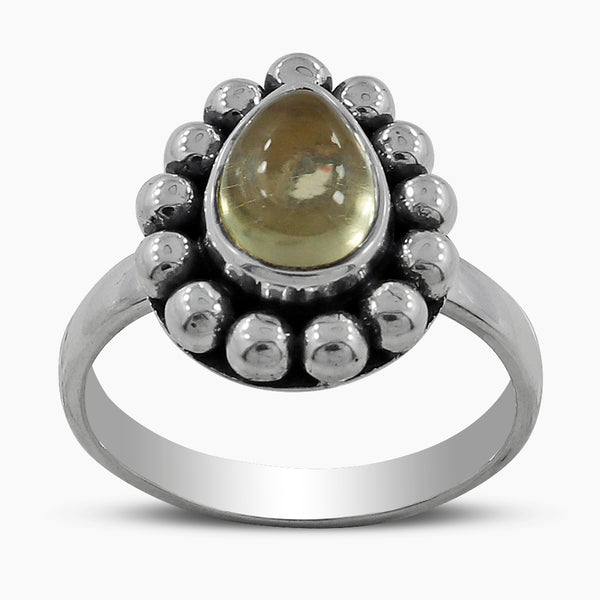 925 Silver Lemon Topaz Rings
