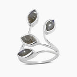 Natural Ruby Silver Rings