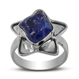 Blue Sapphire Silver Ring